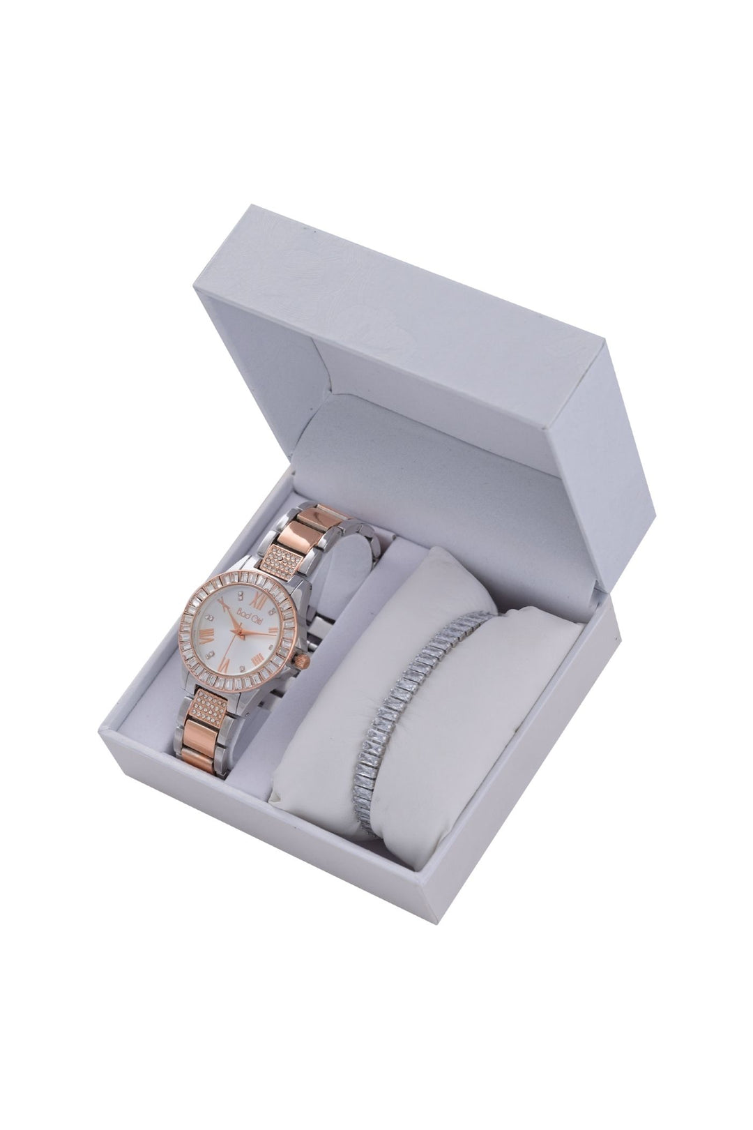Watch & Jewellery Set - Silver