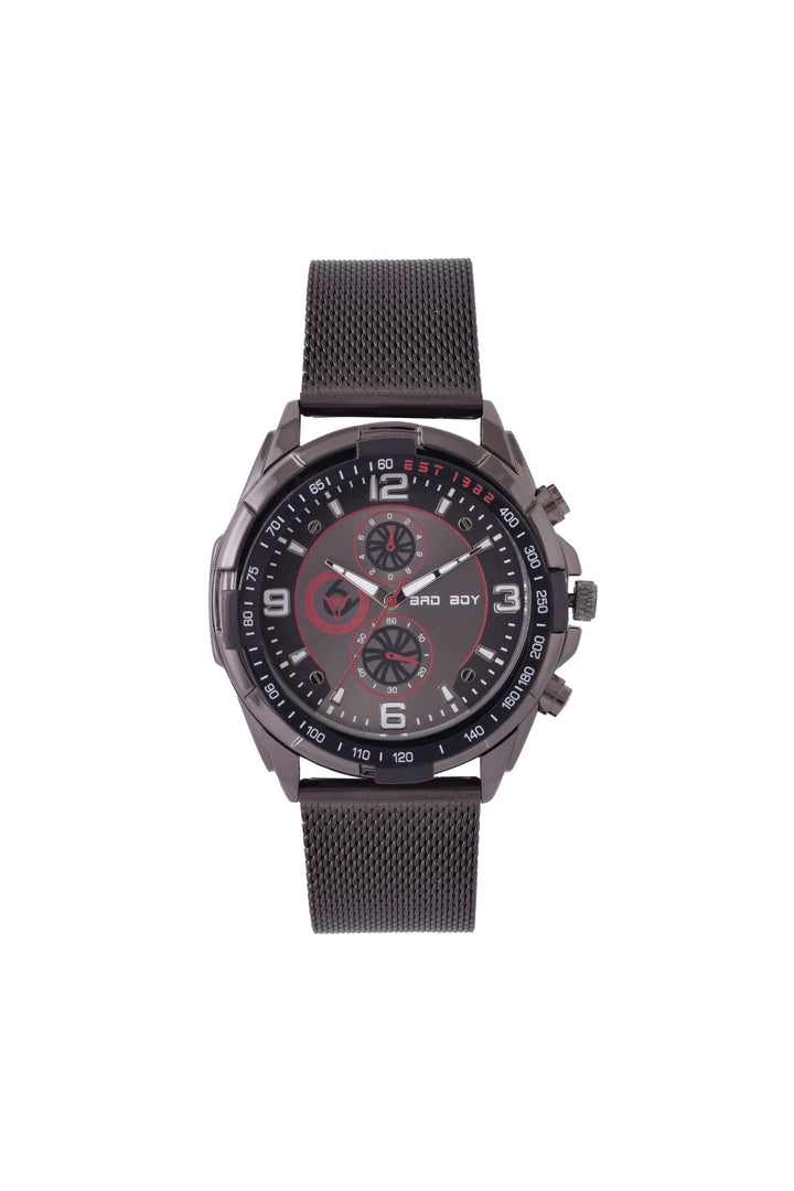 Racer Mesh Watch - Gunmetal