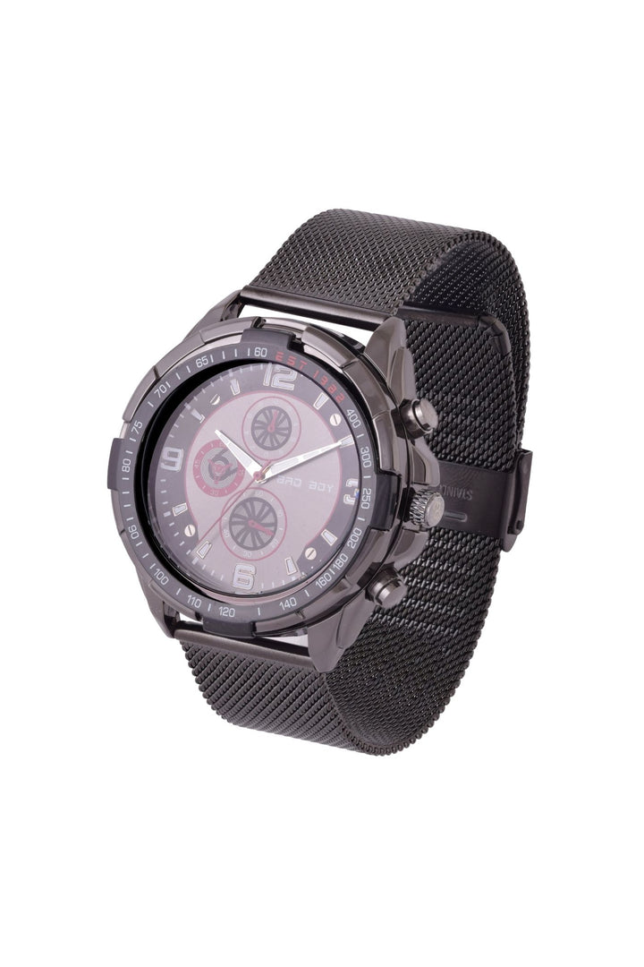 Racer Mesh Watch - Gunmetal