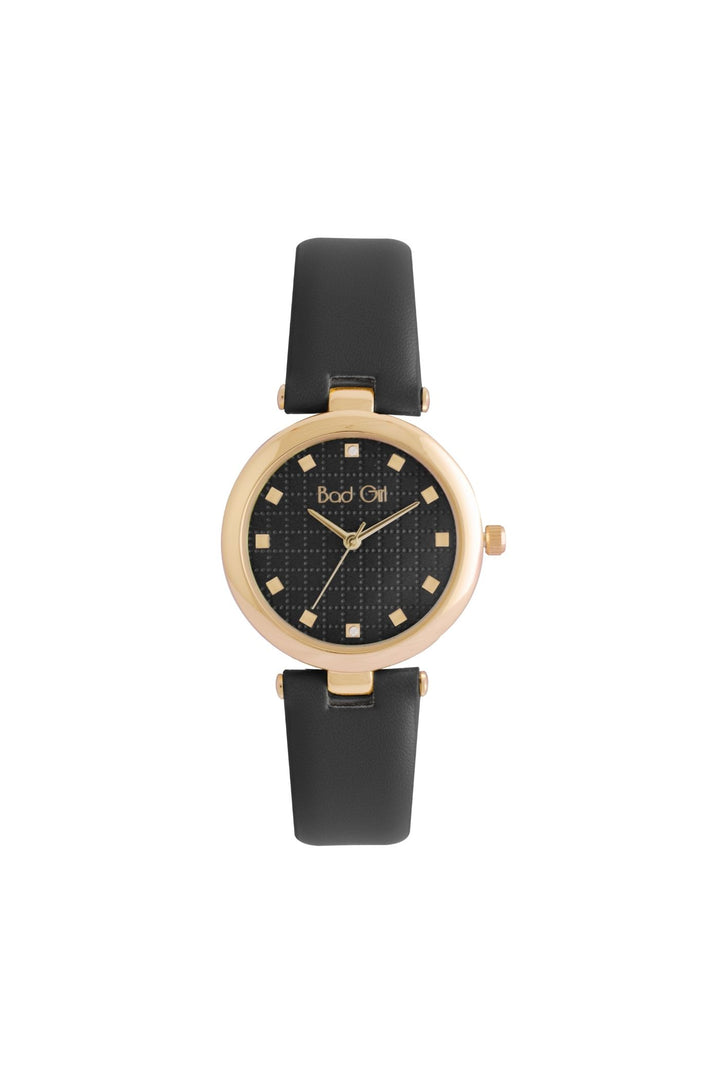 Mod Pu Watch - Black & Gold