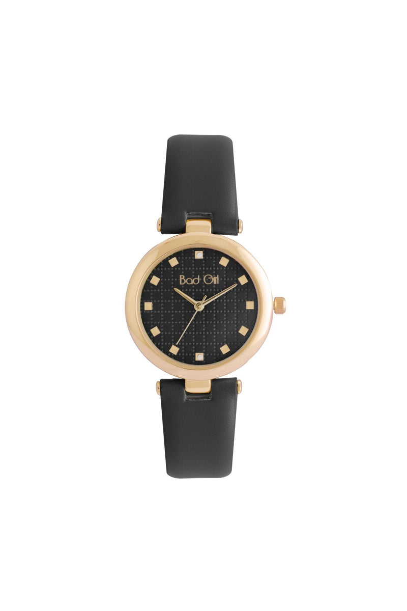 Mod Pu Watch - Black & Gold