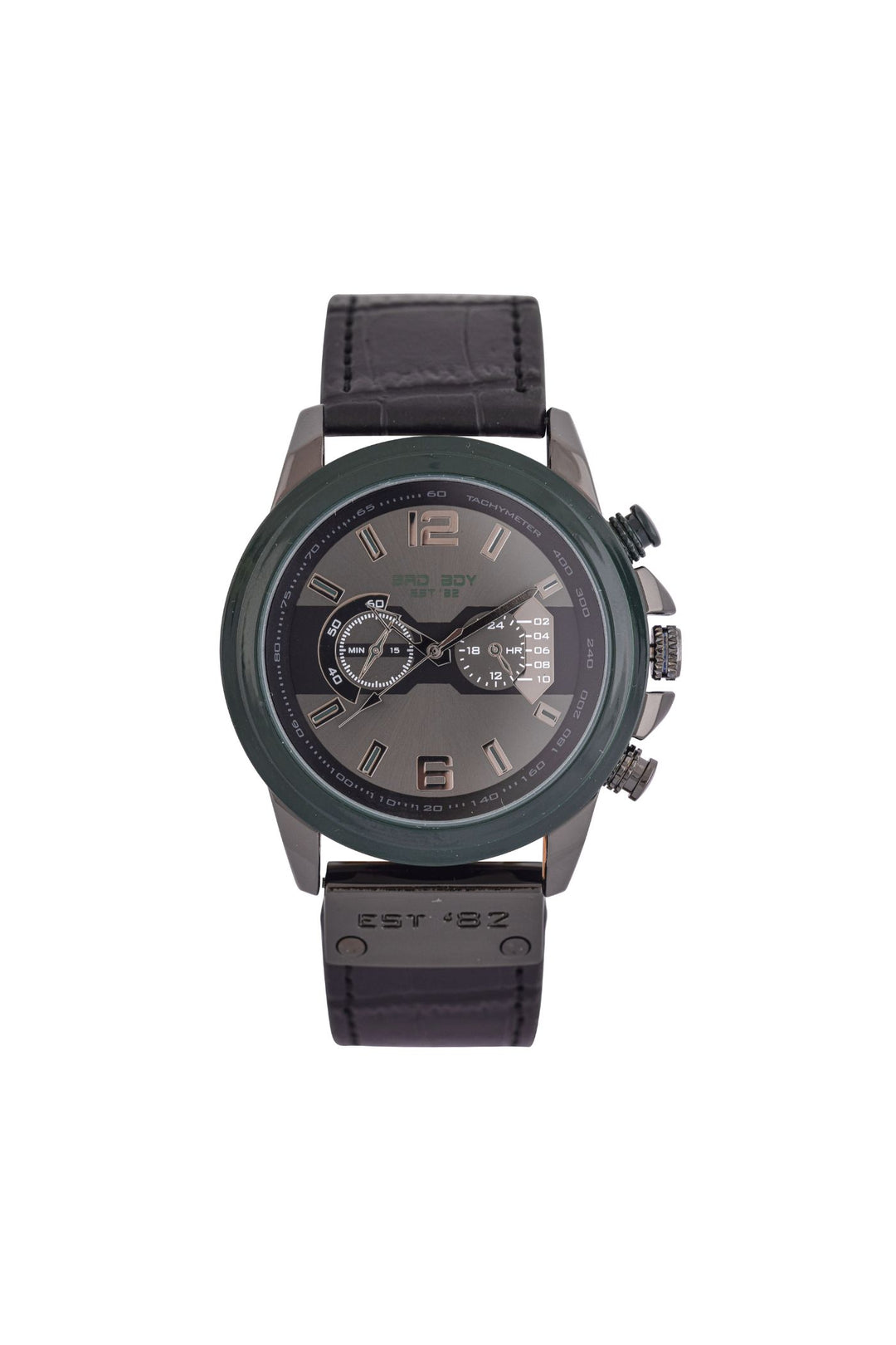 Olympus Watch & Bracelet Set - Black/Green