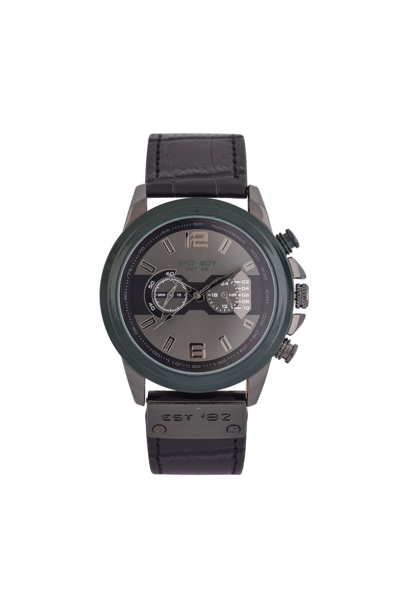 Olympus Watch & Bracelet Set - Black/Green