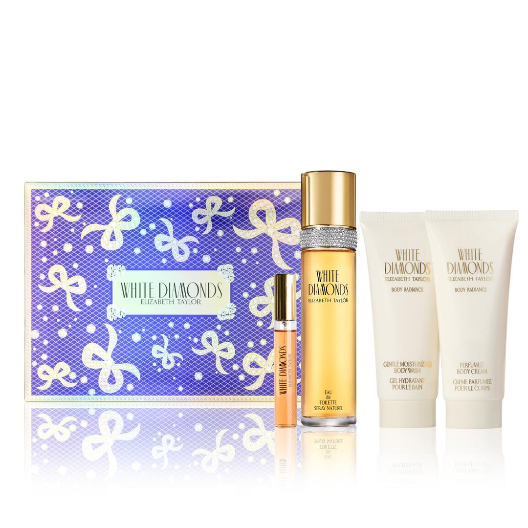 White Diamonds Prestige 4-Piece Christmas Set