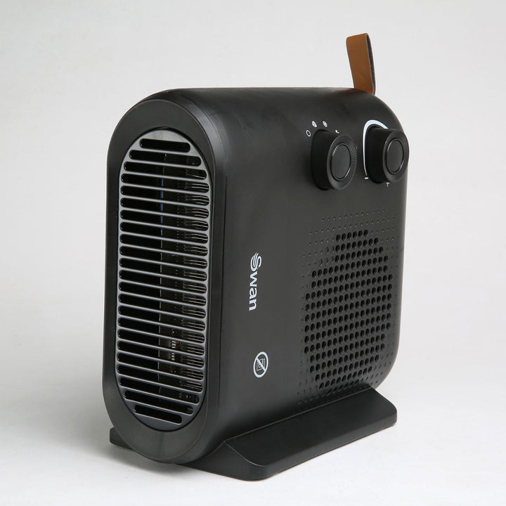 Swan Stealth Black Horizontal/Vertical Fan Heater