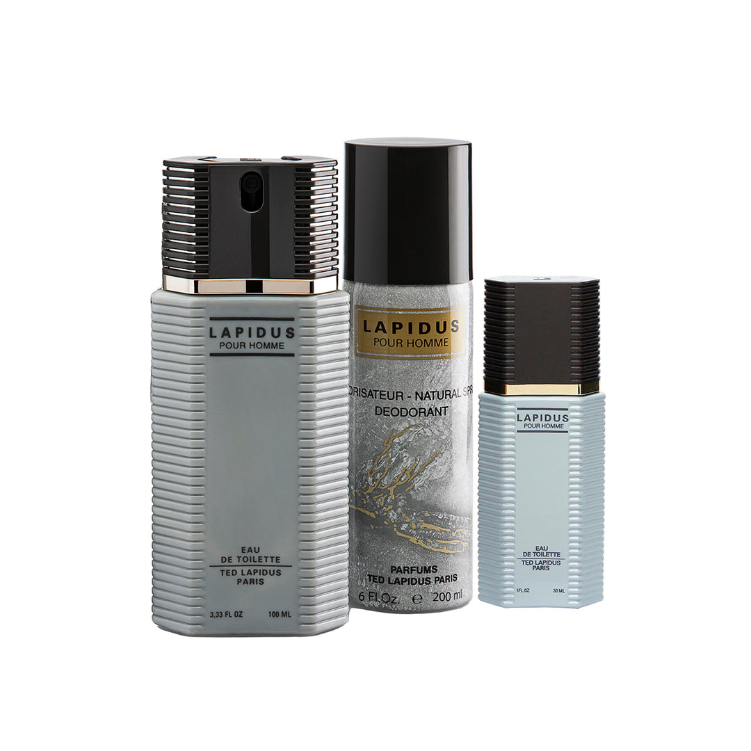 Ted Lapidus Pour Homms Eau de Toilette- Gift Set