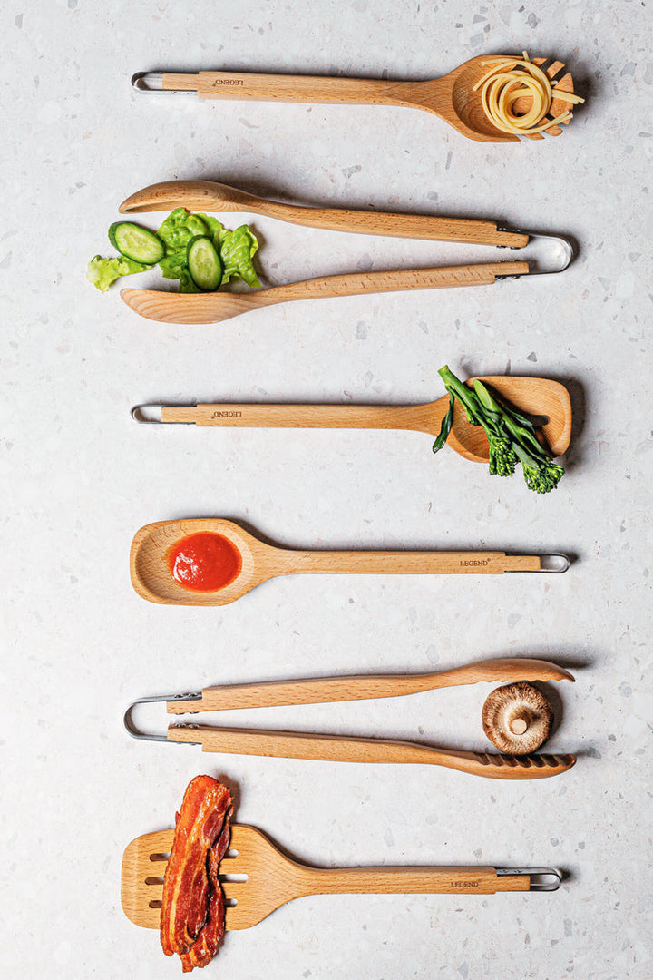 Legend Premium Beechwood Solid Spoon - Natural