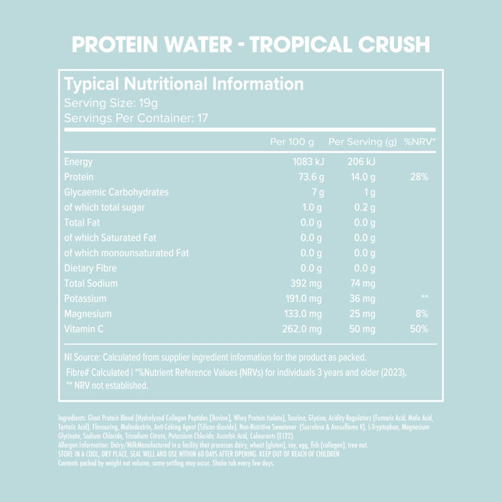 Protein Water Peach Iced Tea
