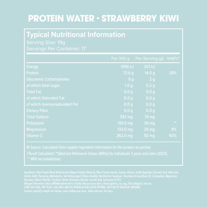 Protein Water Kiwi Strawberry