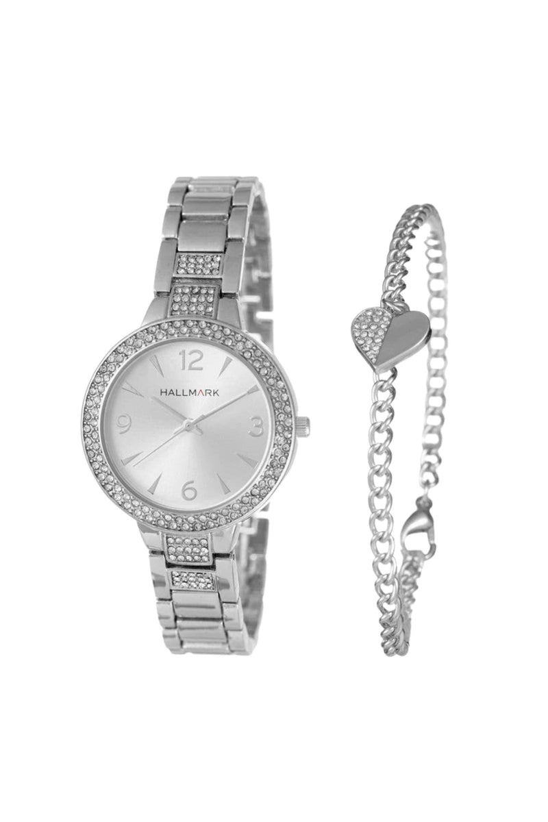 Heart Bracelet Box Set - Silver