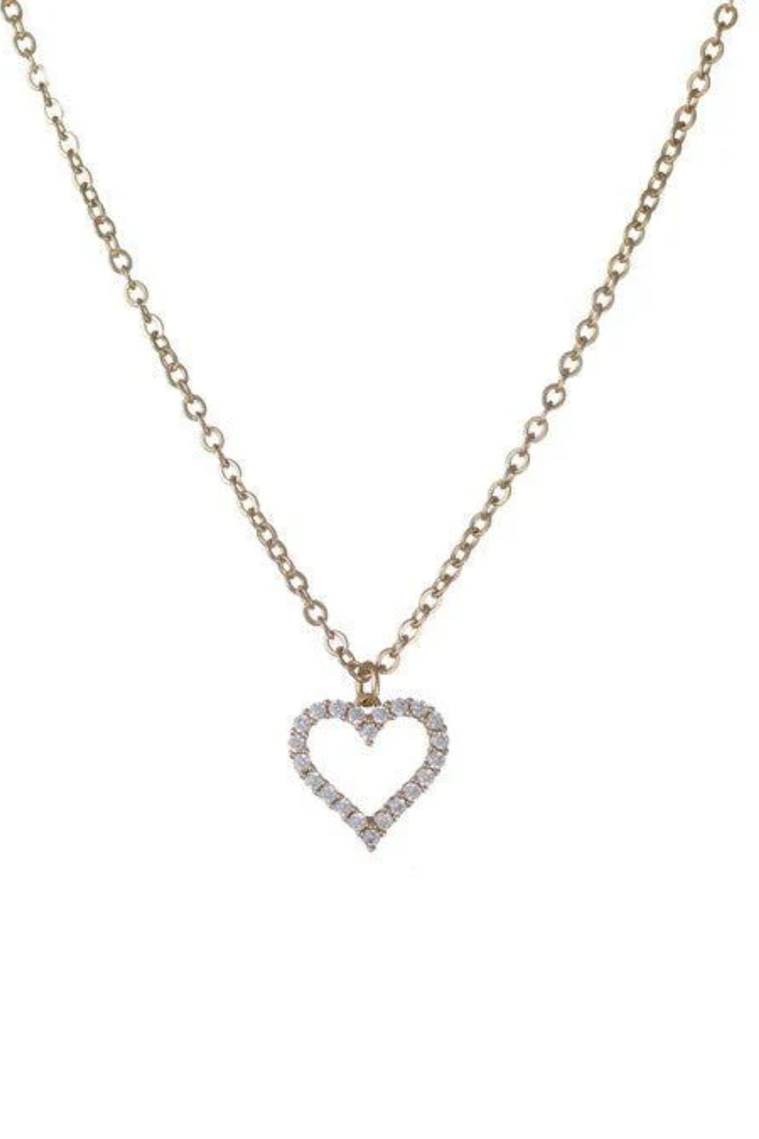 Gold Heart Pendant Box Set - Gold