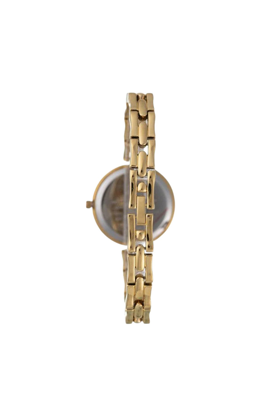 Round Champagne Dial Bracelet Watch - Gold