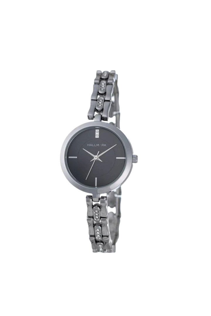 Black Dial With Round Bracelet - Silver