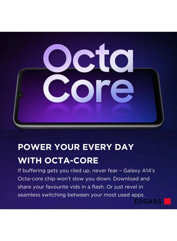 Galaxy A14 Dual Sim Black Cellphone
