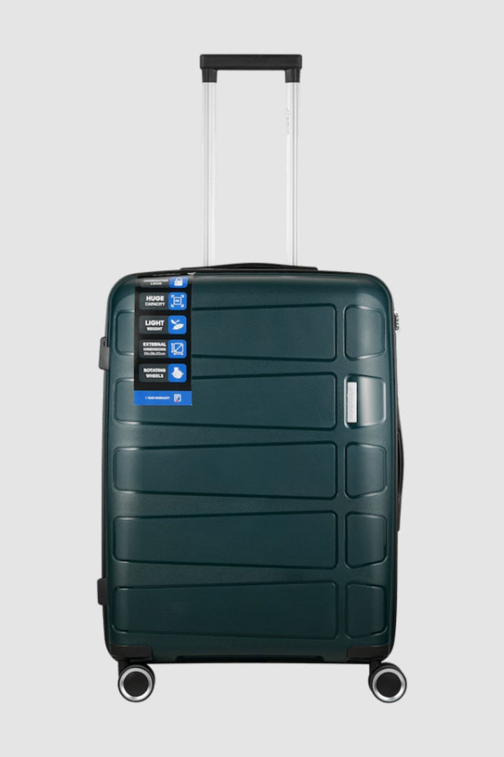 Tourer 4-Wheel Spinner Suitcase - Petrol Green