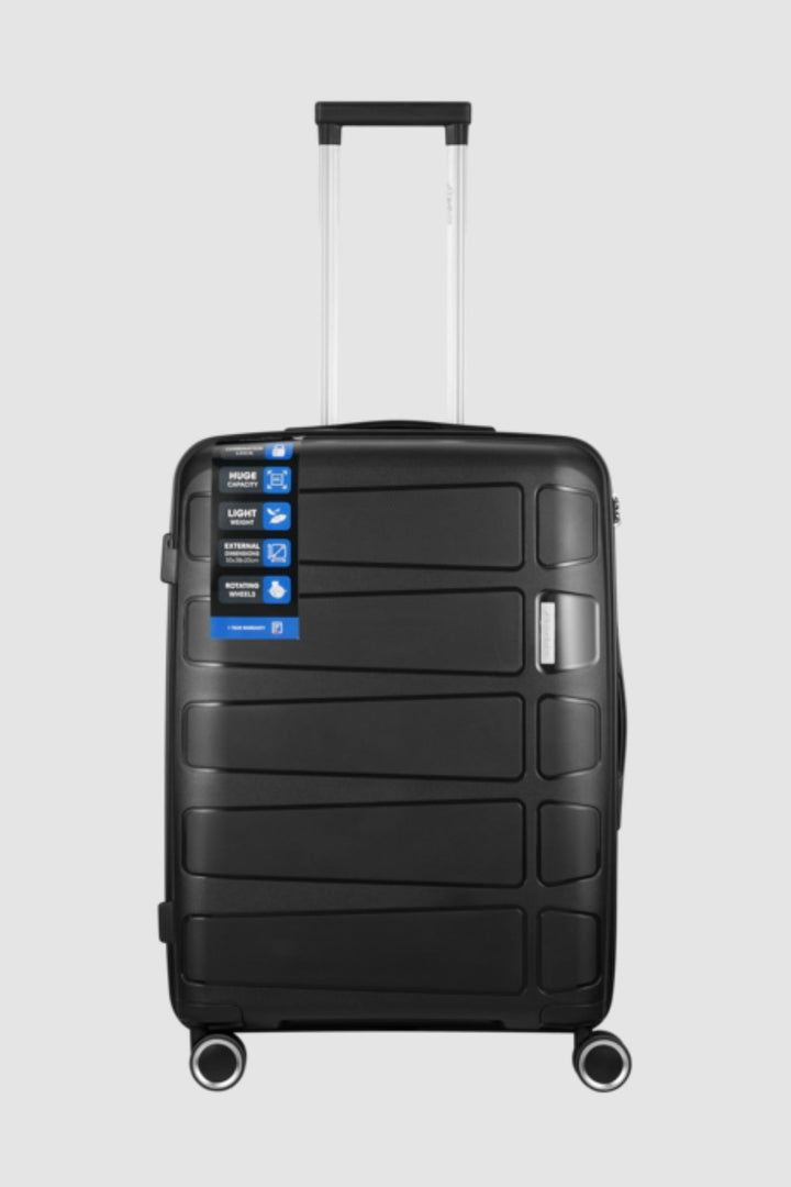 Tourer 4-Wheel Spinner Suitcase - Black