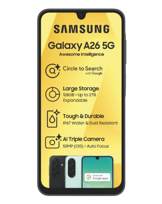 Galaxy A26 5GB Dual Sim Black Cellphone