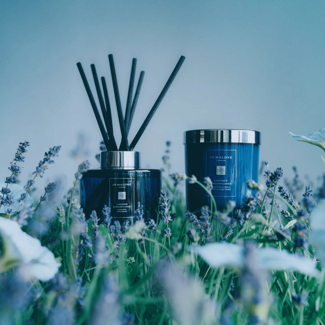 Lavender & Moonflower Scented Classic Candle - 200G