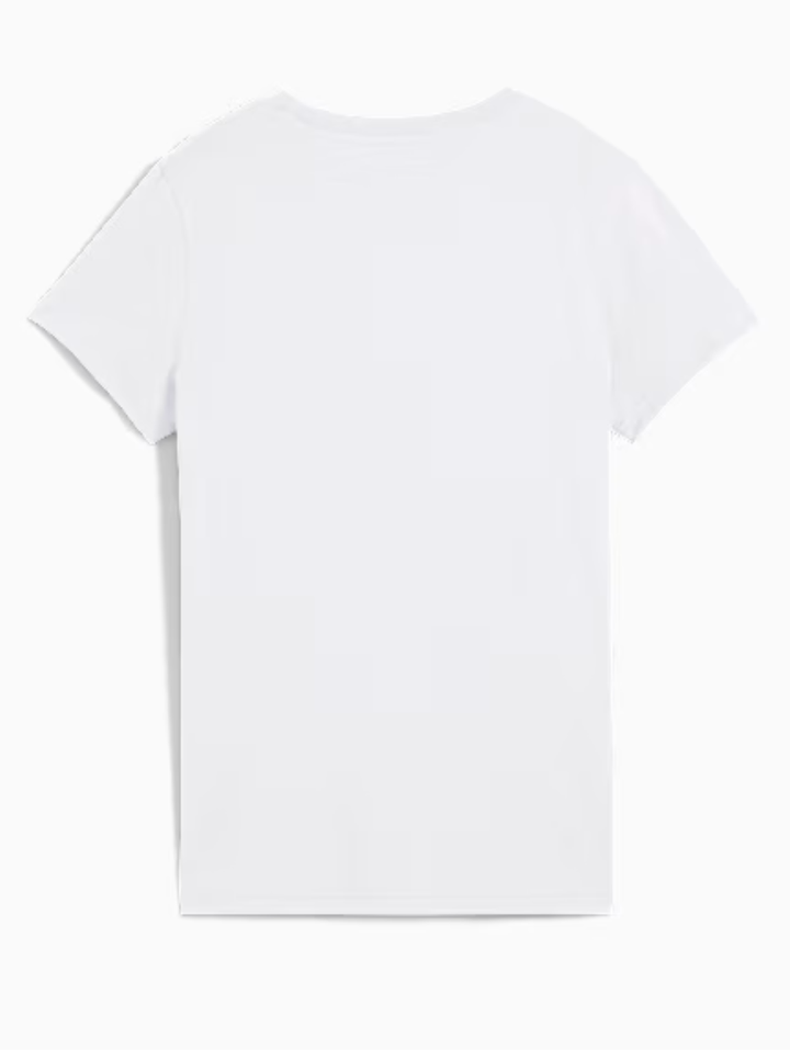 Essential Metallic No. 1 Logo Tee - White