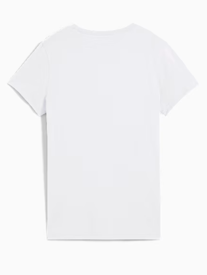Essential Metallic No. 1 Logo Tee - White