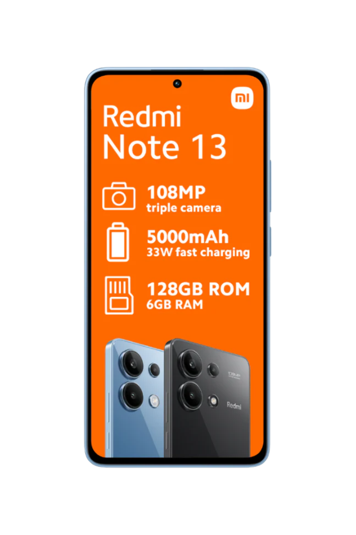 Redmi Note 13 128GB Ice Blue Cellphone