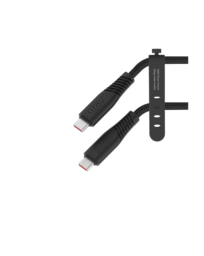 PowerMotion USB-C to USB-C 1.2m (USB 3.0) - Black