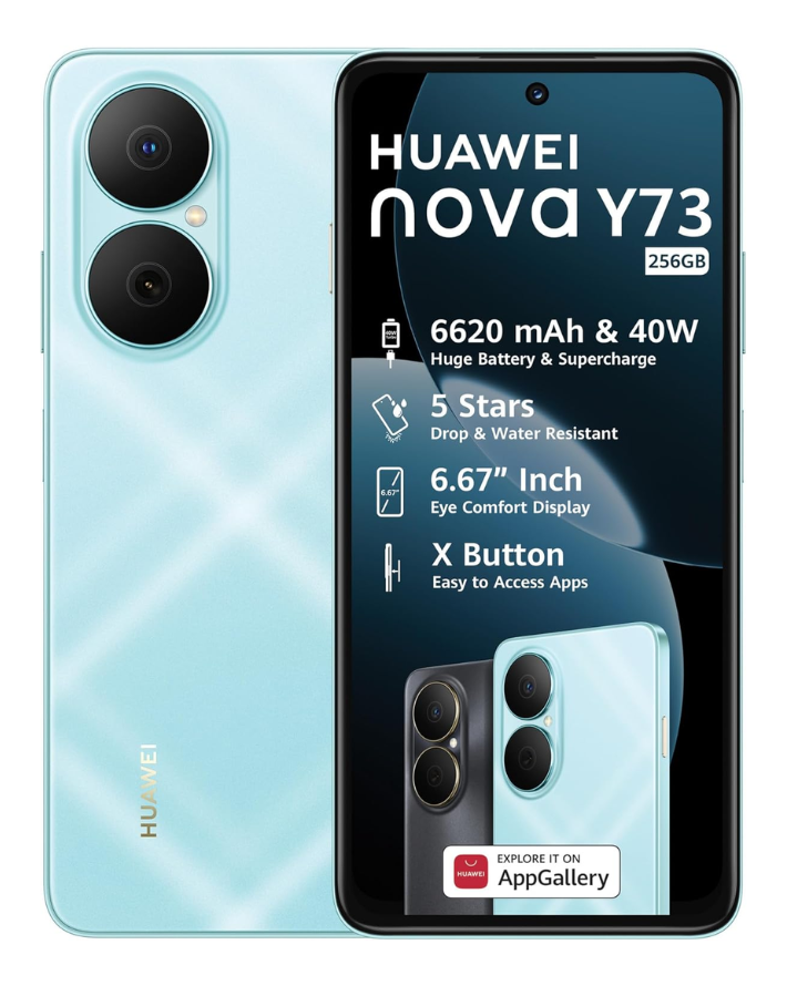 NOVA Y73 Dual Sim Cellphone - Blue