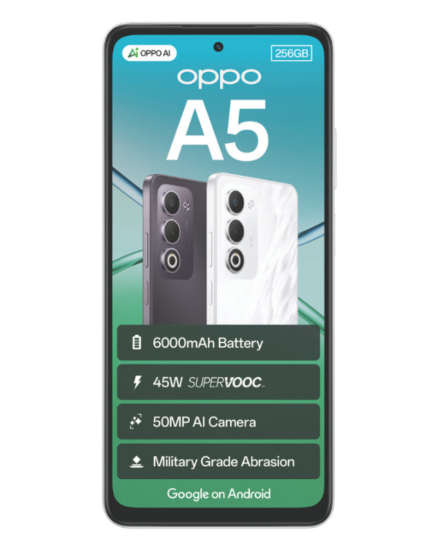 A5 256GB 4G White Cellphone