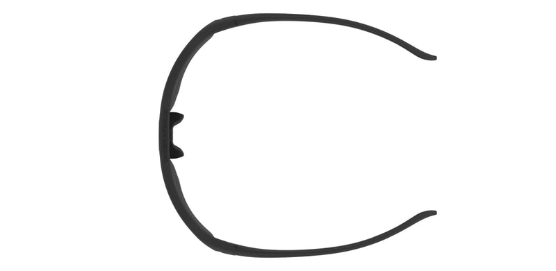 0001/G/S Rimless Rectangle Sunglasses - Black