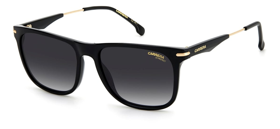 276/S Rimmed Rectangle Sunglasses - Black