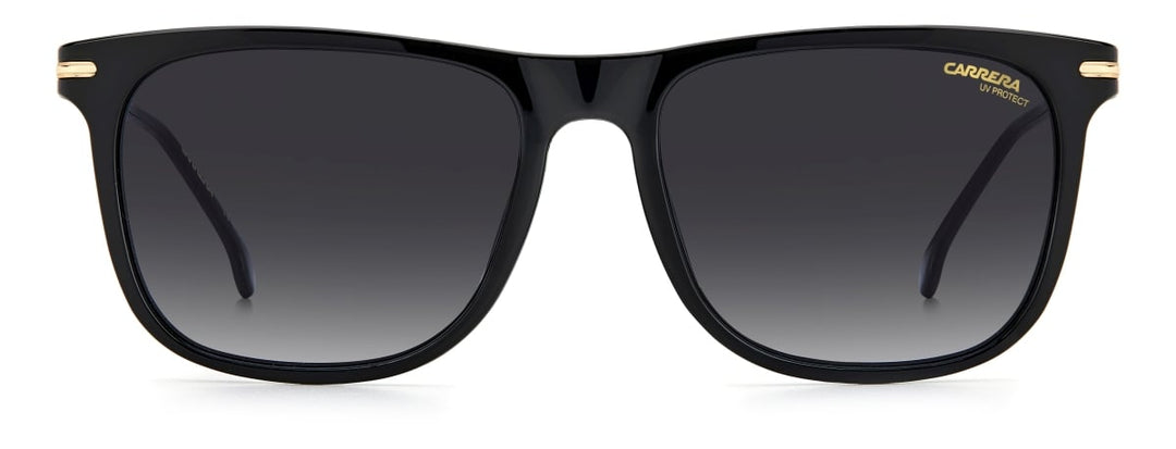 276/S Rimmed Rectangle Sunglasses - Black