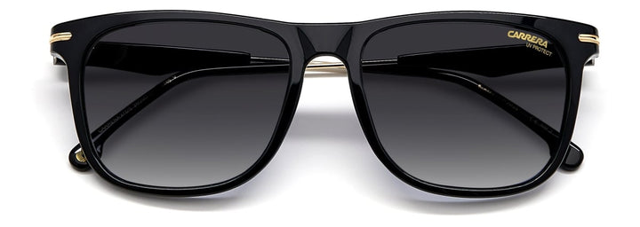 276/S Rimmed Rectangle Sunglasses - Black
