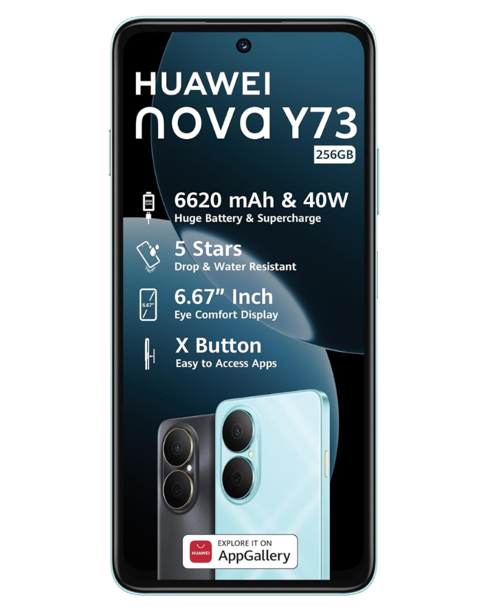 NOVA Y73 Dual Sim Cellphone - Blue