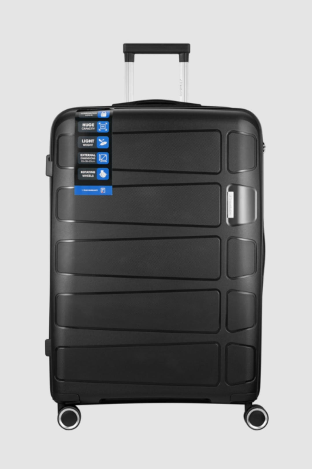 Tourer 4-Wheel Spinner Suitcase - Black