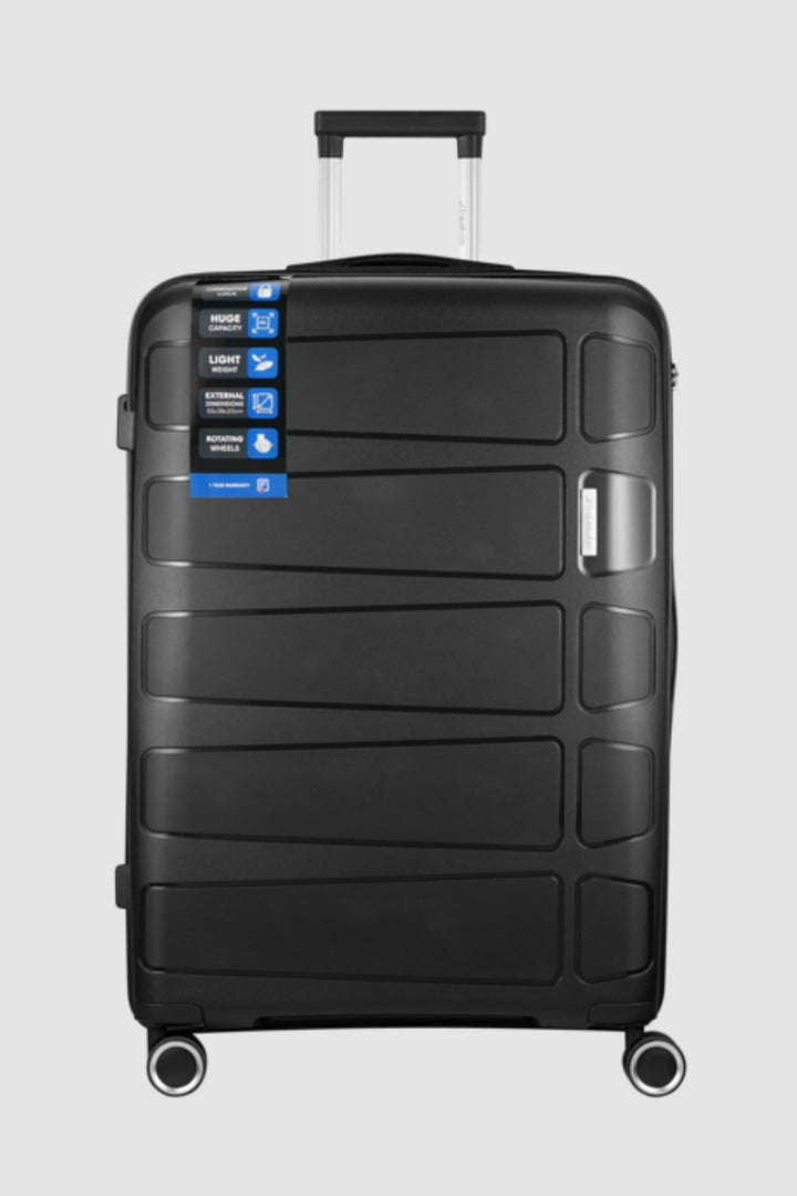 Tourer 4-Wheel Spinner Suitcase - Black
