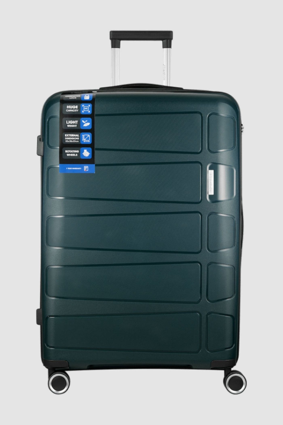 Tourer 4-Wheel Spinner Suitcase - Petrol Green