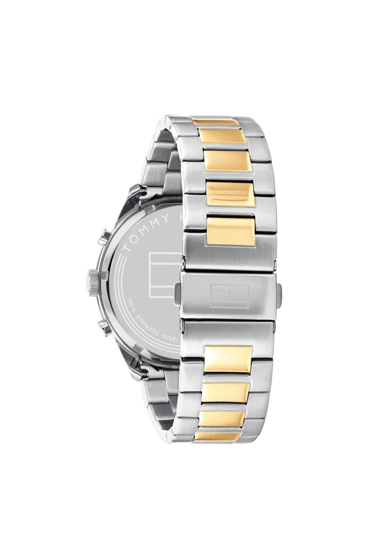 Matthew Two Tone Mens Quartz Stainless Steel Watch - Black