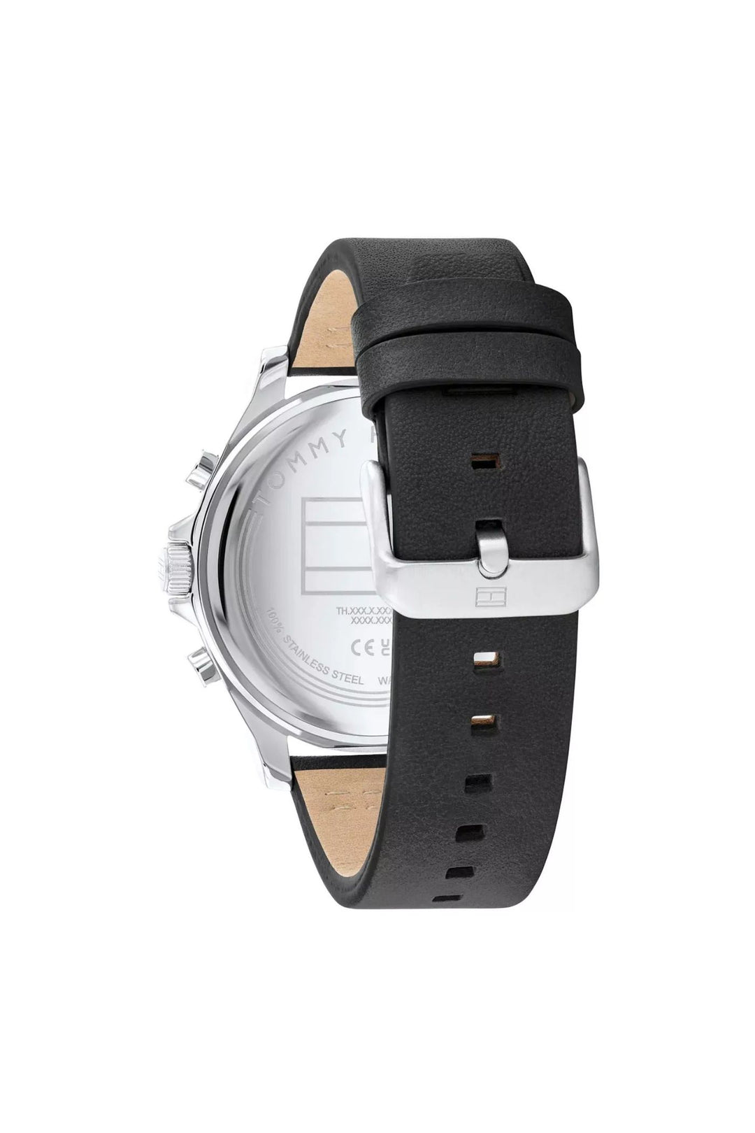 Lance Mens Leather Quartz Watch - Grey