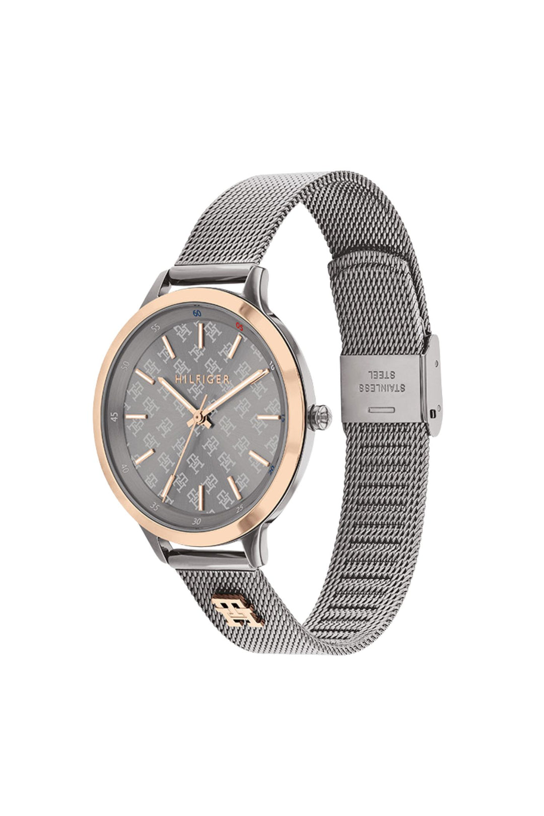 Iris Womens Stainless Steel Quartz Watch - Grey