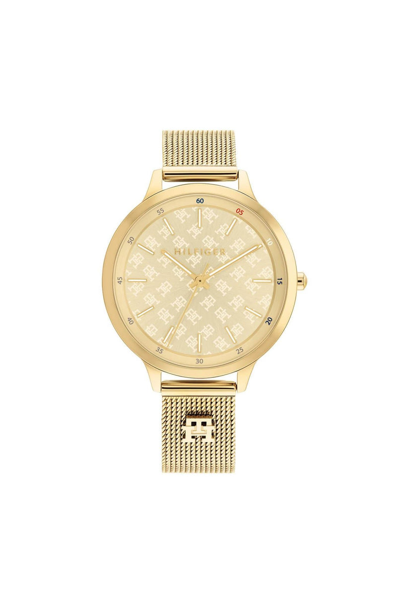 Iris Womens Stainless Steel Quartz Watch - Gold