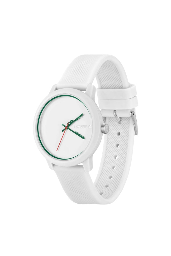 White Dial & Silicone Strap Watch