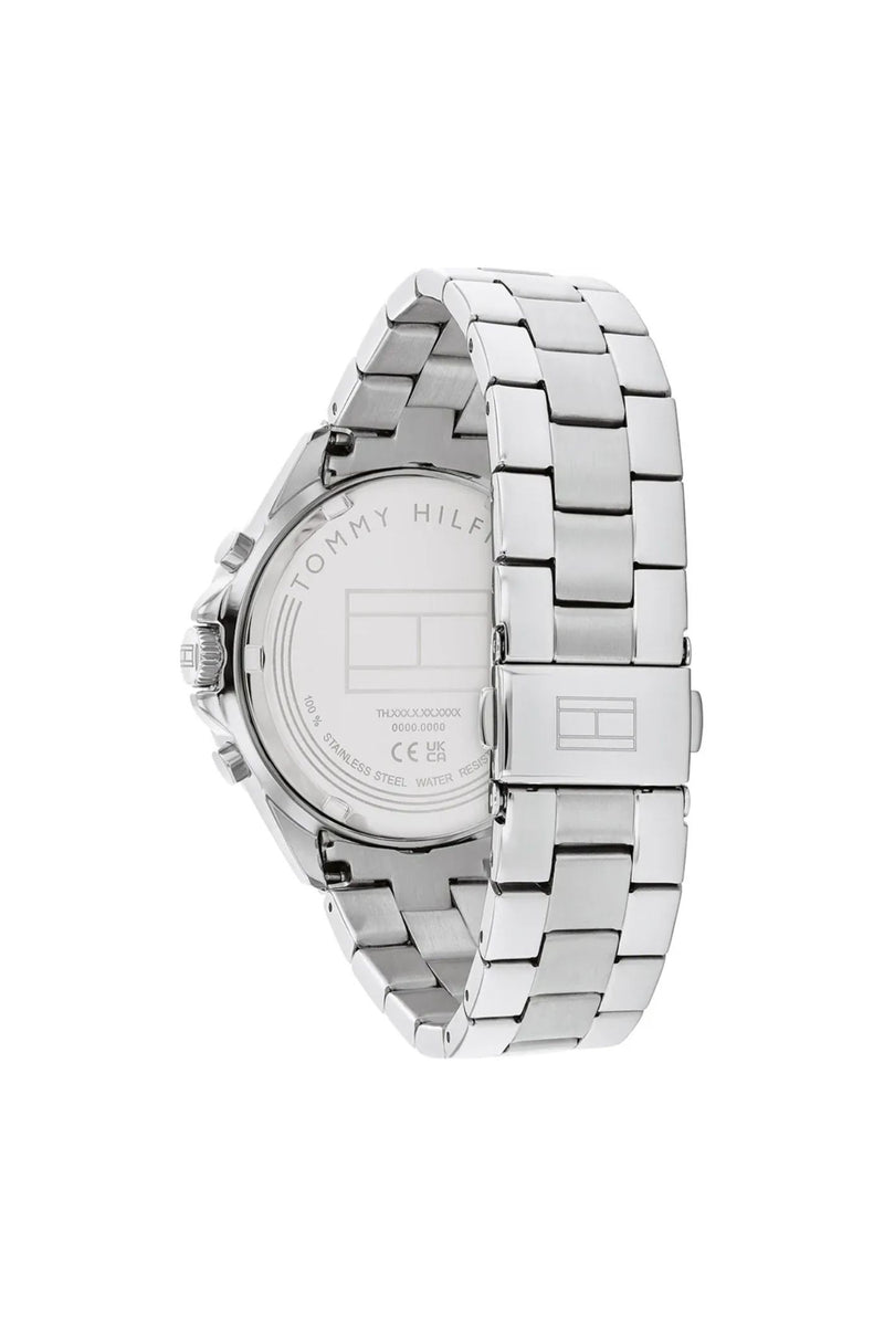Mellie Blue Dial Watch - Silver
