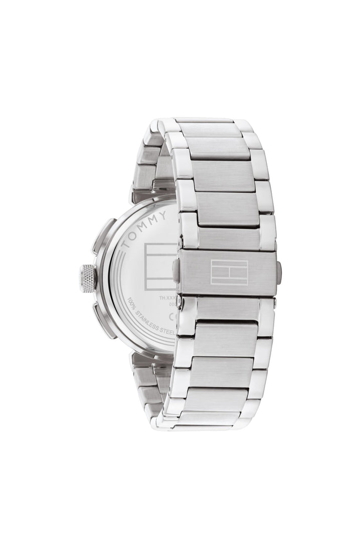 Lorenzo Green Dial Stainless Steel Watch - Silver