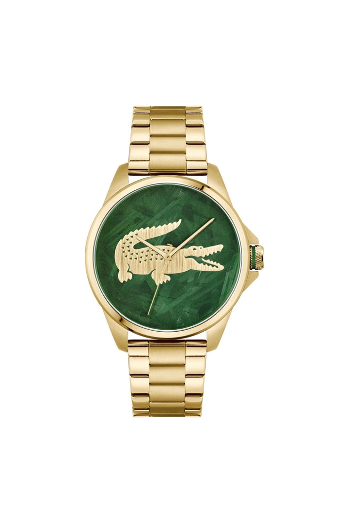 Le Croc 43Mm Yg Ip Case Green Dial Watch - Gold