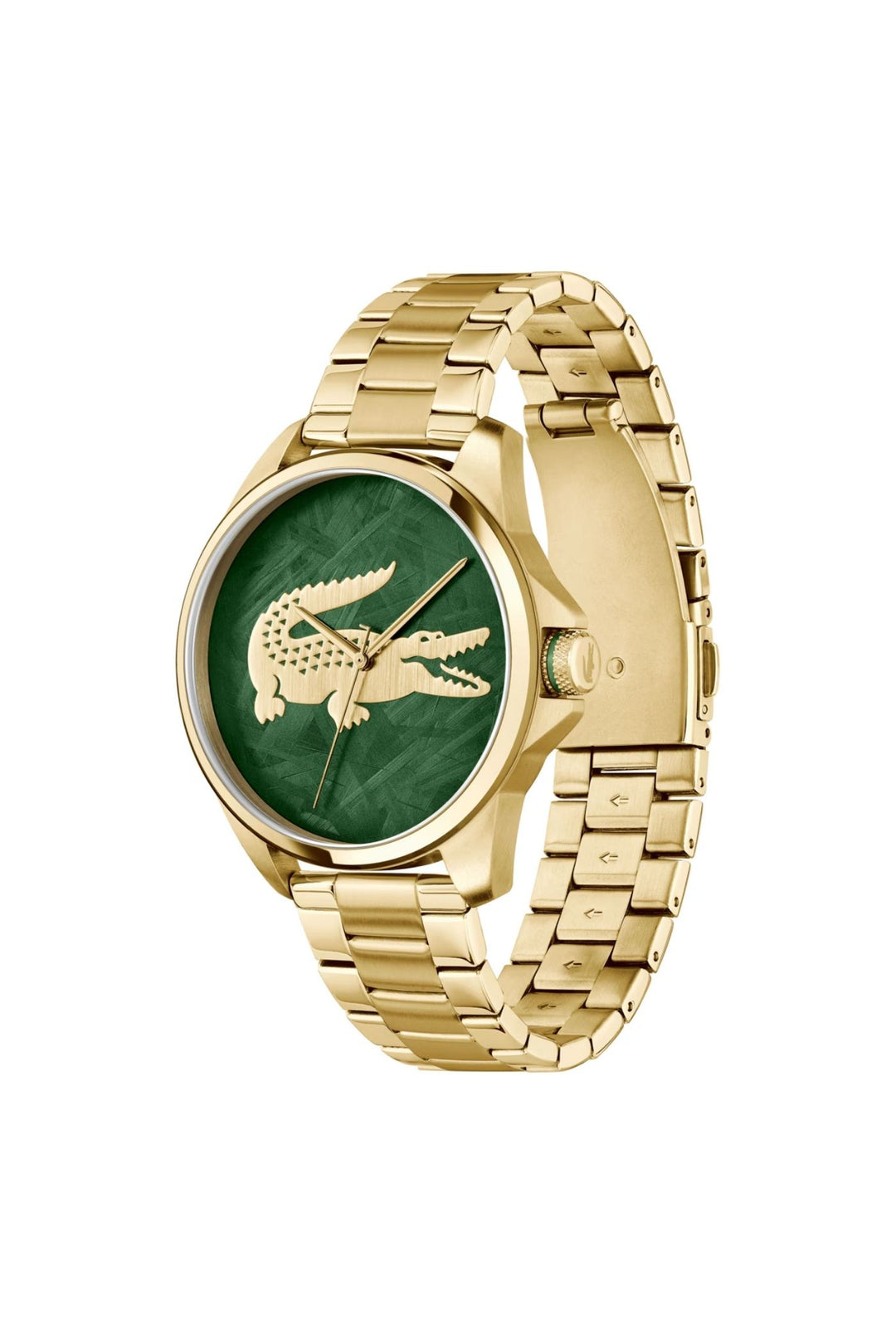 Le Croc 43Mm Yg Ip Case Green Dial Watch - Gold