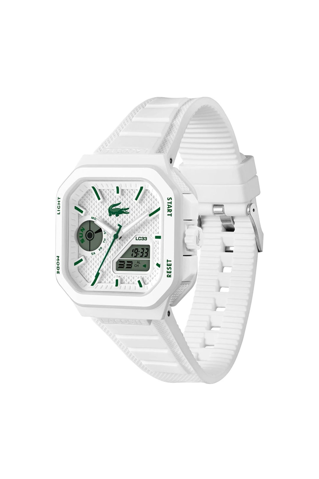 Lc33 Tr90 Case Square Dial Watch - White
