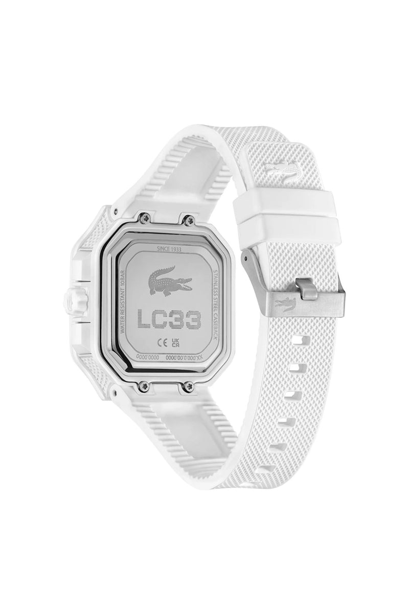 Lc33 Tr90 Case Square Dial Watch - White
