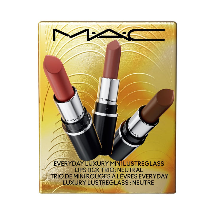 Everyday Luxury Mini Lustreglass Lipstick Trio - Neutrals