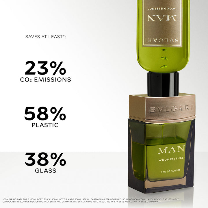 Bvlgari Man Wood Essence Edp Refill 200Ml