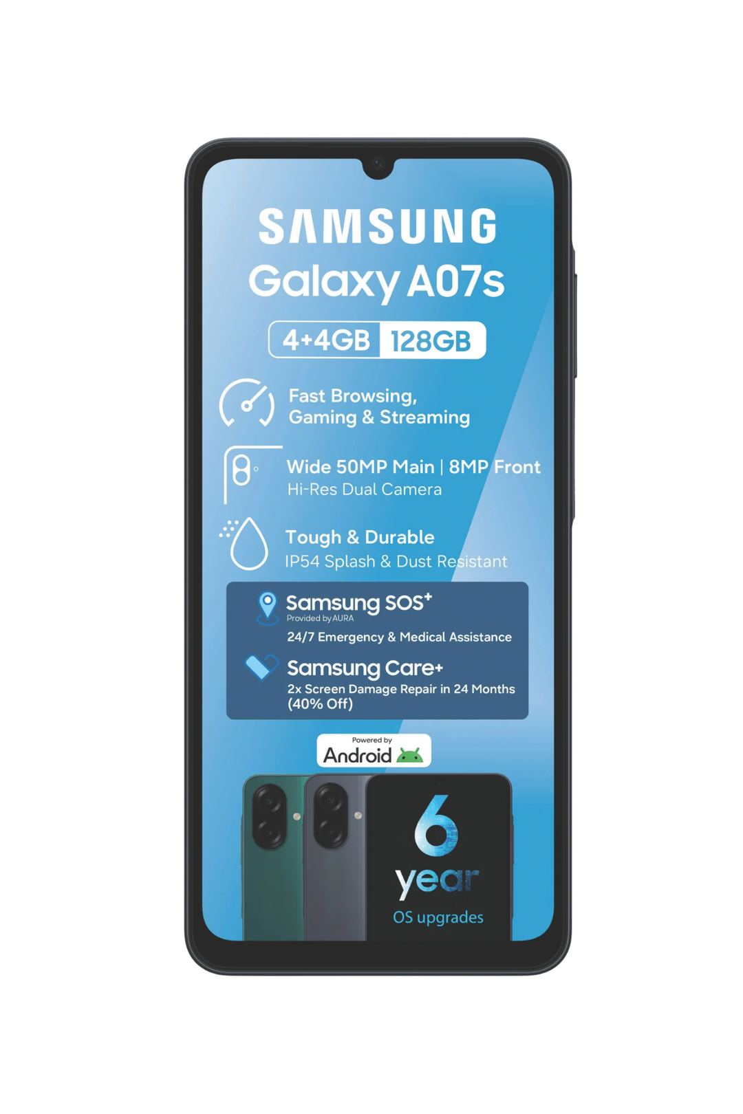 Galaxy A07s 4/128GB 4G - Green